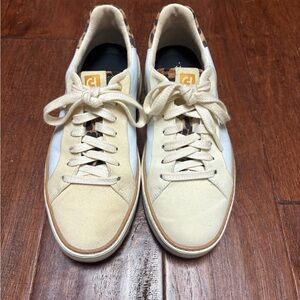 Women's GrandPrø Topspin Sneakers-size 7  color: beige/white/leopard